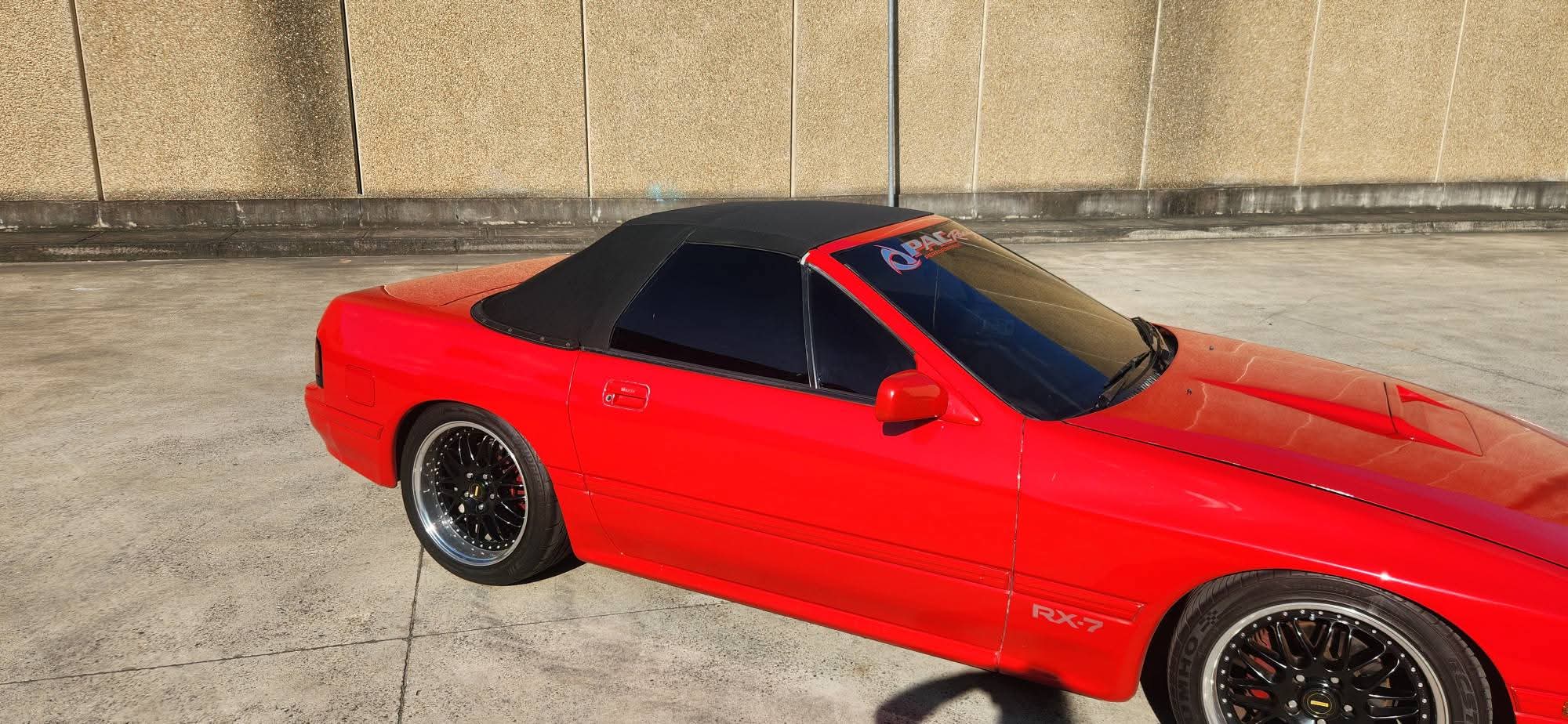 1987 RX7 MAZDA TINTED IN 10% SIDES AND REAR + 40% WINDSCREEN IN CERAMIC TINT
