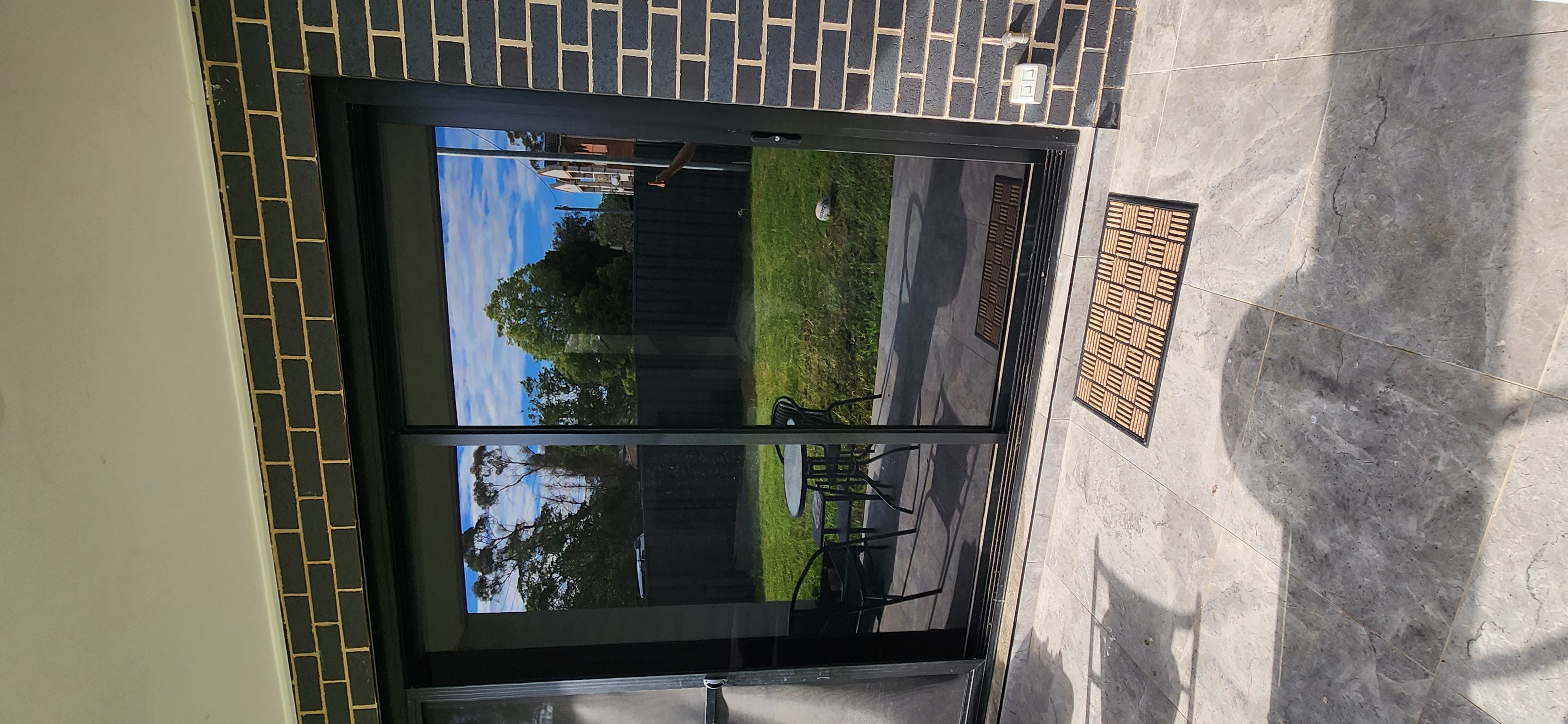 Sliding doors tinted at casula